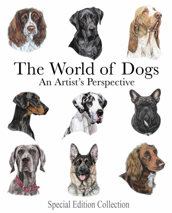 View "The world of dogs - an artist"s perspective" Special Edition Collection by Louise Jarvis Art