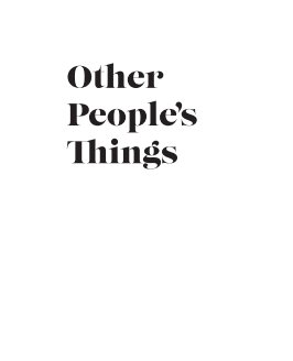 Other People's Things book cover