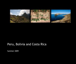 Peru, Bolivia and Costa Rica book cover