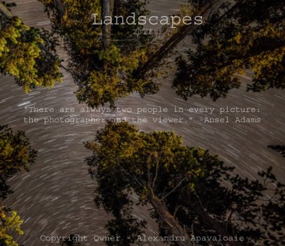 My Landscapes Portfolio book cover