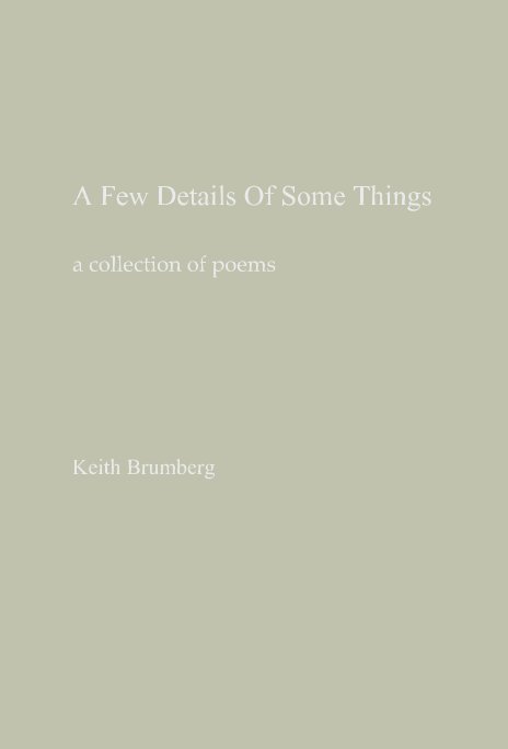 Ver A Few Details Of Some Things por Keith Brumberg