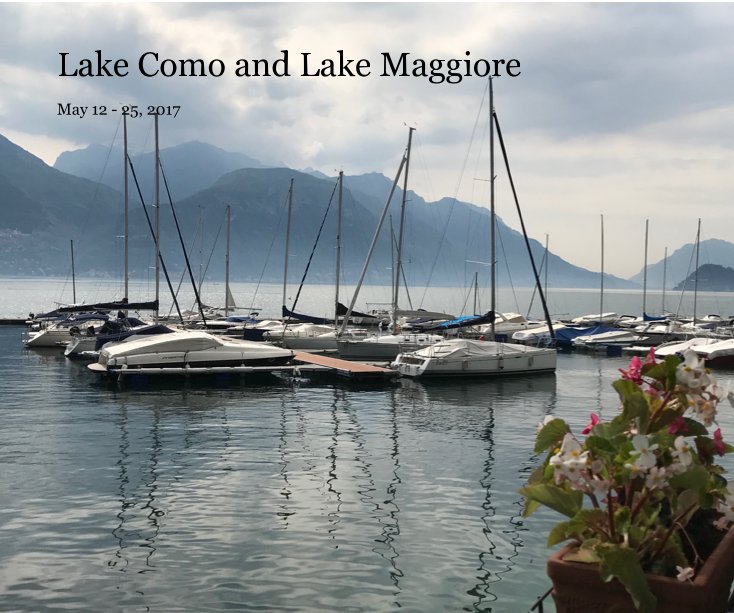View Lake Como and Lake Maggiore by Maude Rittman