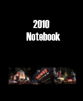 2010 Notebook book cover