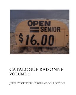 Catalogue Raisonne Volume 5 book cover