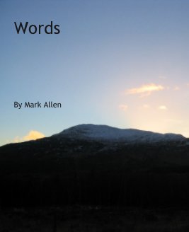 Words book cover
