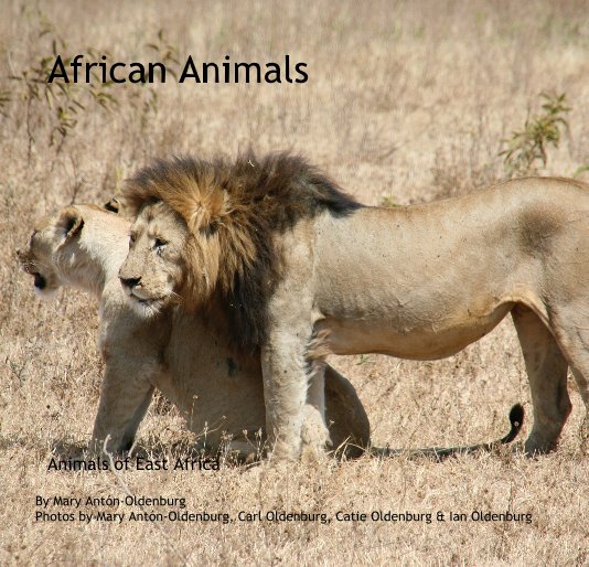 View African Animals by Mary Anton-Oldenburg Photos by Mary Anton-Oldenburg, Carl Oldenburg, Catie Oldenburg & Ian Oldenburg