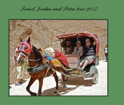 Feb/March 2017 Israel, Jordan and Petra tour book cover