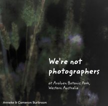 We're not photographers book cover