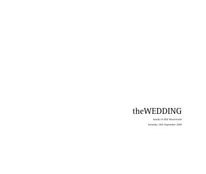 theWEDDING book cover