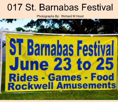 017 St Barnabas Festival book cover
