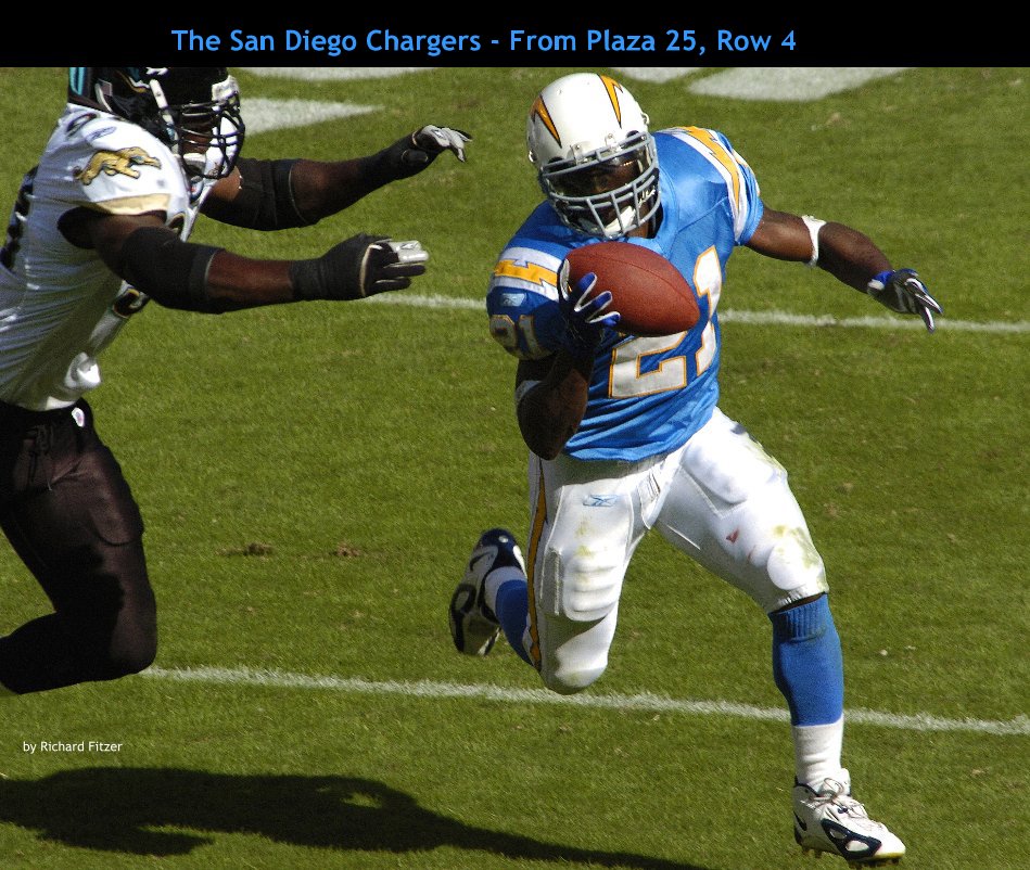 View The San Diego Chargers - From Plaza 25, Row 4 by Richard Fitzer