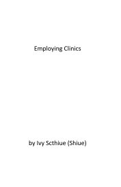 Employing Clinics book cover