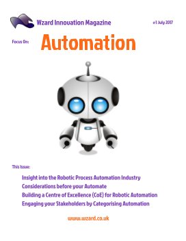 Wzard Innovation Magazine #1: AUTOMATION book cover