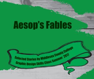 MCC Graphic Design Skills Sumer 2017 Aesop's Fables book cover