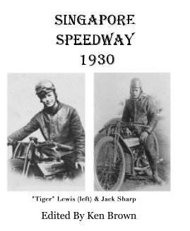 Singapore Speedway 1930 book cover