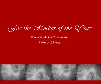 For the Mother of the Year book cover