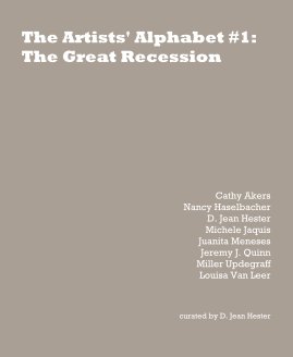 The Artists' Alphabet #1: The Great Recession book cover