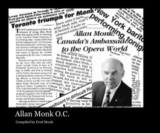Allan Monk O.C. book cover