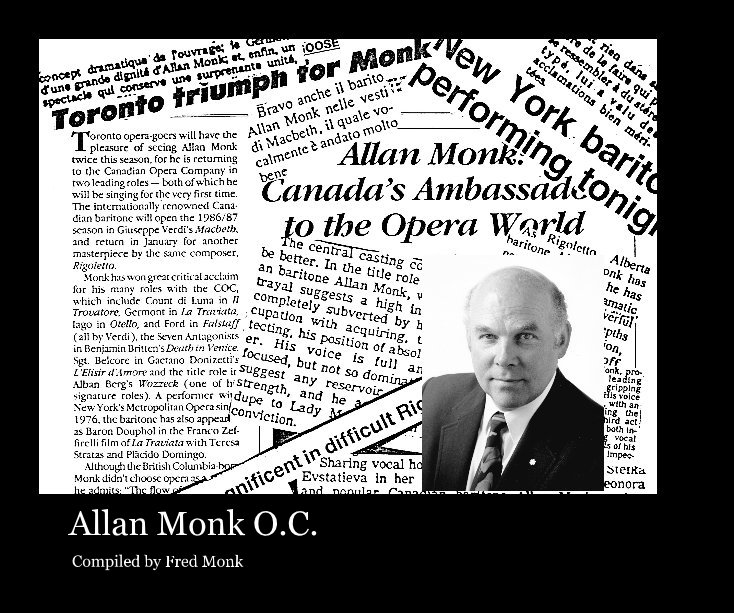 View Allan Monk O.C. by Compiled by Fred Monk