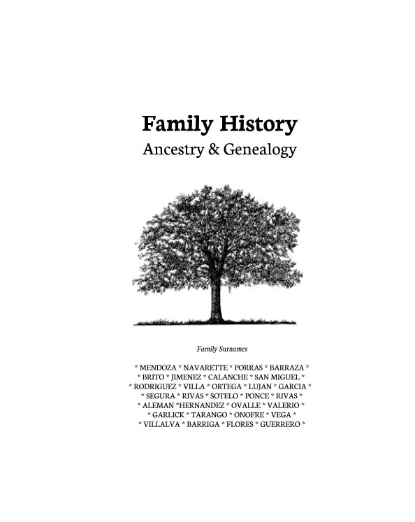 View Family Book - Short Edition by John Mendoza