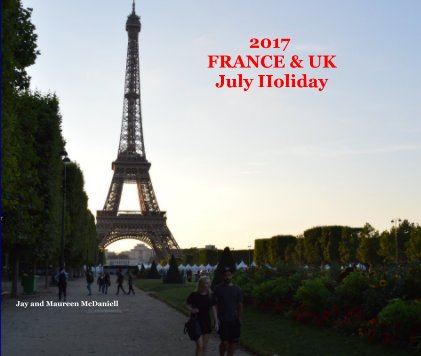 2017 FRANCE & UK July Holiday book cover