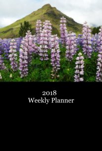 2018 Weekly Planner book cover