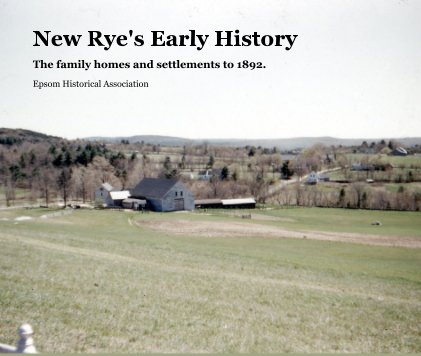 New Rye's Early History book cover