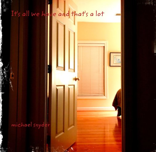 Bekijk It's all we have and that's a lot op michael snyder