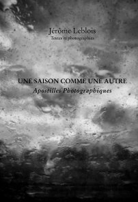 Une Saison Comme Une Autre book cover