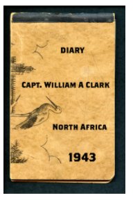 Capt William Clark 1943 Dairy book cover