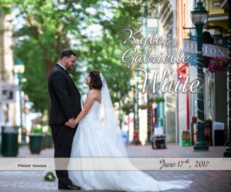 Waite Wedding Proof book cover