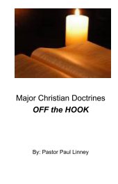 Major Christian Doctrines OFF the HOOK ! book cover