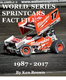 World Series Sprintcars Fact File book cover
