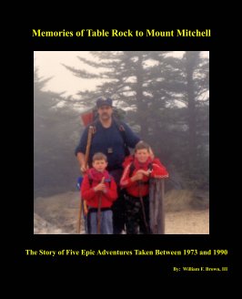 Memories of Table Rock to Mount Mitchell book cover