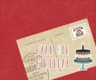 Ryan 8th Birthday book cover