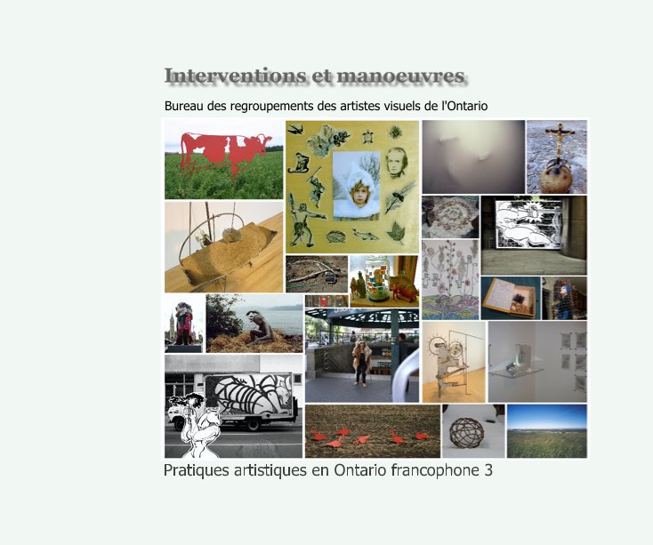 View Interventions et manoeuvres by Bureau des regroupements des artistes visuels de l'Ontario