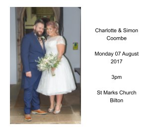Charlotte & Simon Coombe Wedding Album book cover