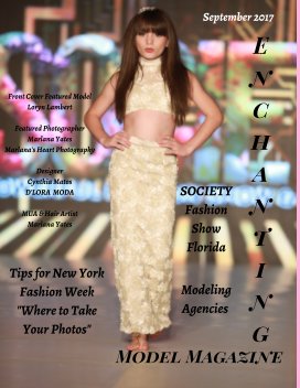 Florida Fashion Show Enchanting Model Magazine September 2017 book cover