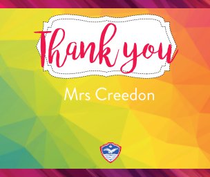Thank You Mrs Creedon (Softcover) book cover