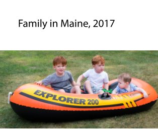 Family in Maine, 2017 book cover