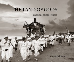 THE LAND OF GODS   Soft cover 25x20cm book cover