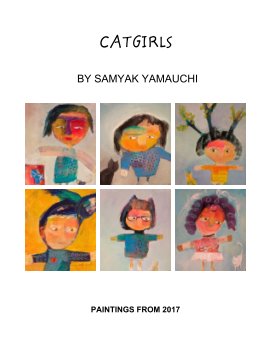 CatGirls Paintings from 2017 book cover