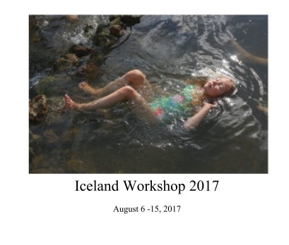 Iceland Photo Workshop 2017 book cover