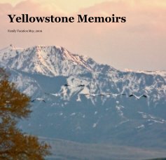 Yellowstone Memoirs book cover