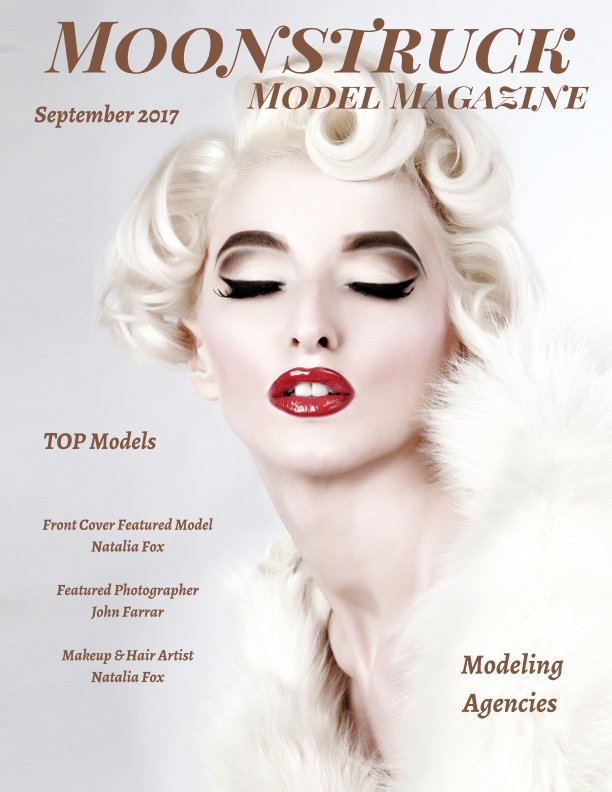 Bekijk September 2017 Moonstruck Model Magazine op Elizabeth A. Bonnette