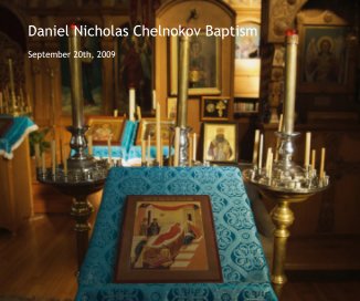 Daniel Nicholas Chelnokov Baptism book cover