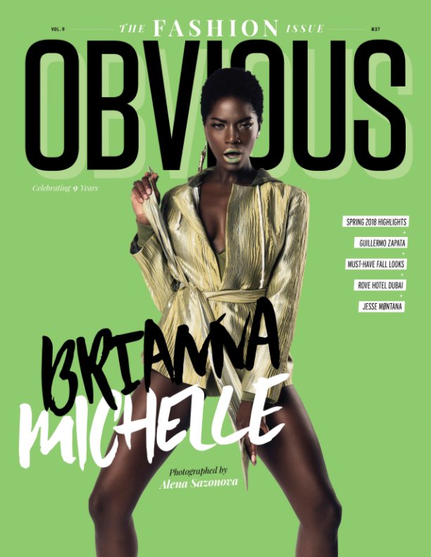 View FASHION ISSUE | BRIANNA MICHELLE by OBVIOUS MAGAZINE