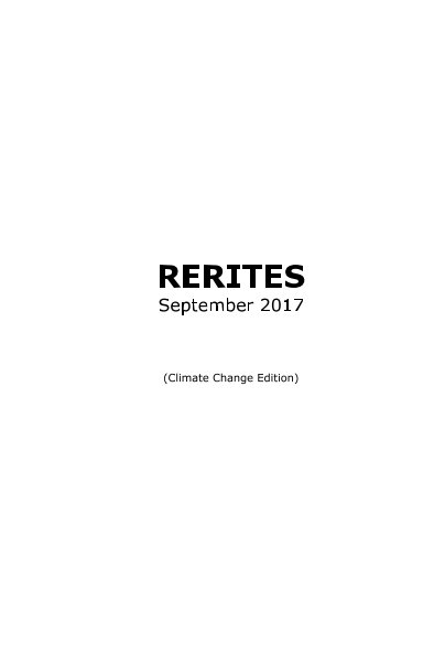 View RERITES: September 2017 by David Jhave Johnston