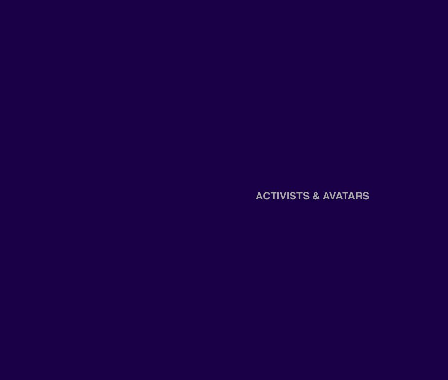 View Activists & Avatars by Stephen Barker