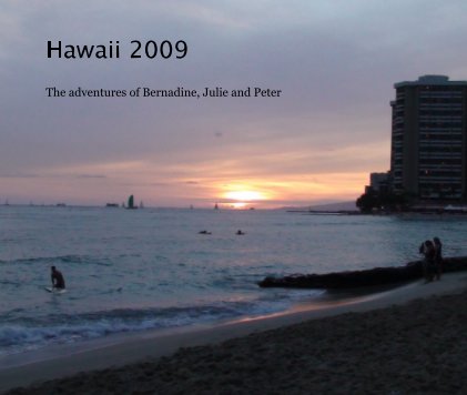 Hawaii 2009 The adventures of Bernadine, Julie and Peter book cover